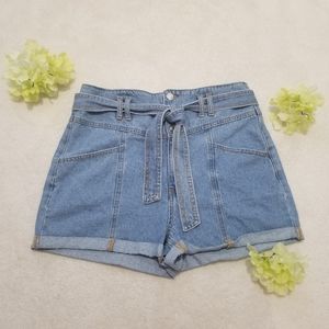 High waisted jean shorts size 31 forever 21